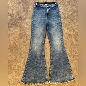Forever 21 Light Blue Flare Jeans
